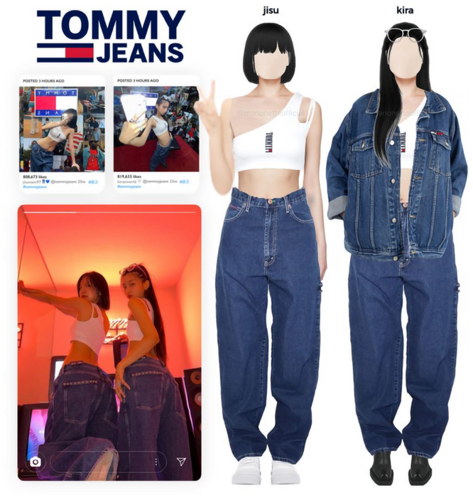 MARIONETTE (꼭두각시) [JISU & KIRA] Tommy Jeans Event Outfit | ShopLook
