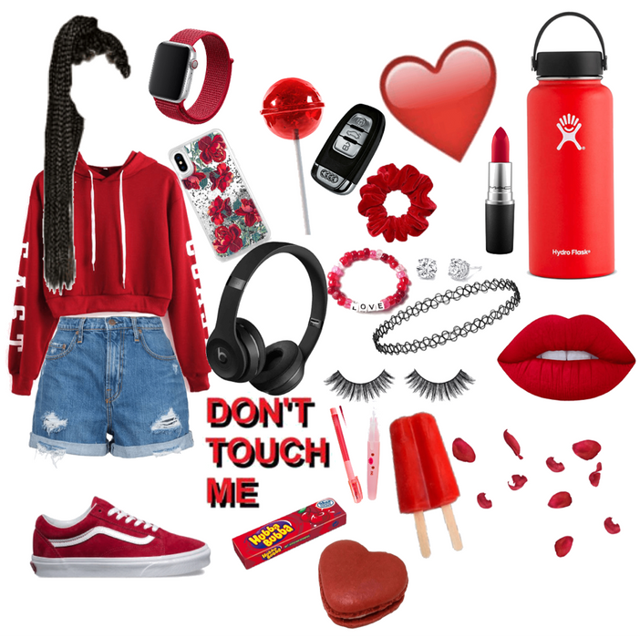 red❤️🌹🍒🍓🎒🥰🔥