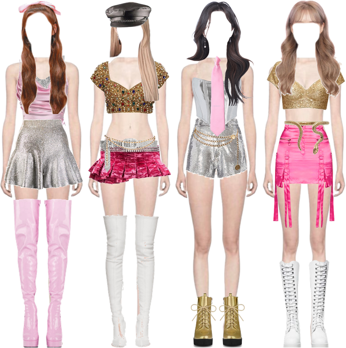 Midas touch 4 member outfits