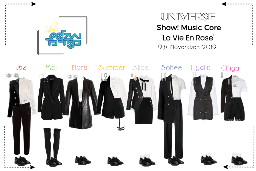Universe Show Music Core La Vie En Rose Outfit Shoplook