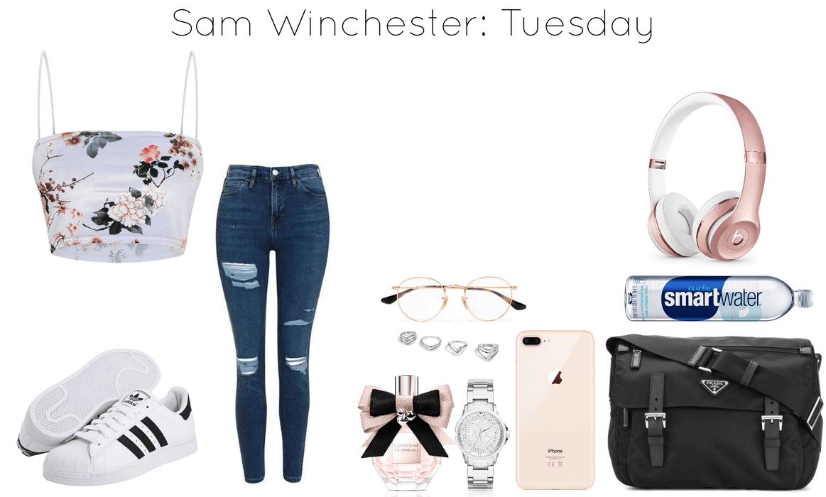 Sam Winchester School Outfit: Tuesday