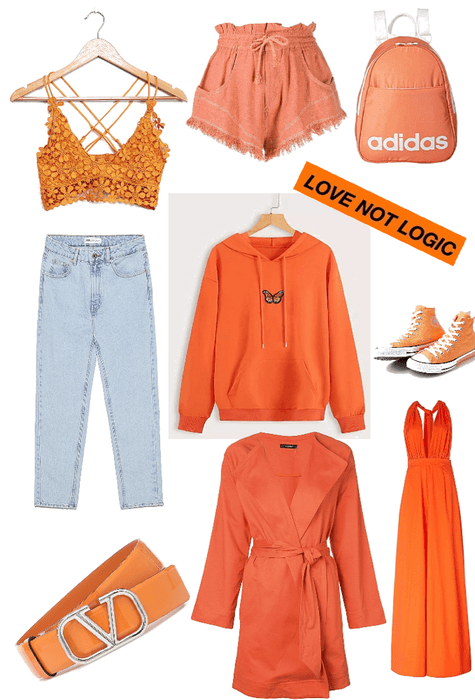 all orange look 🧡
