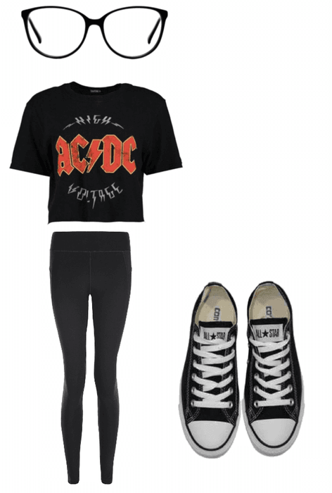 band tee outfit