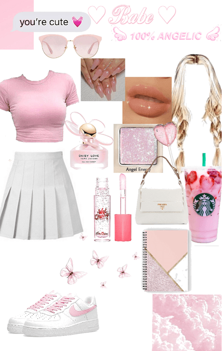 pink style #pink #backtoschool 🌸