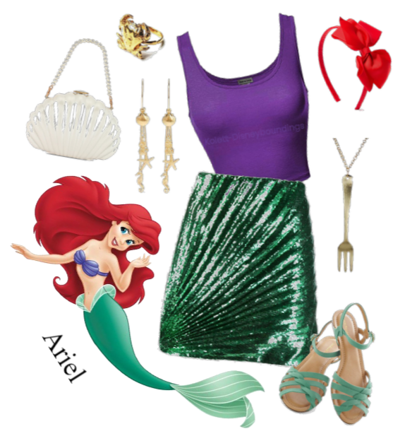 Ariel outfit - Disneybounding - Disney