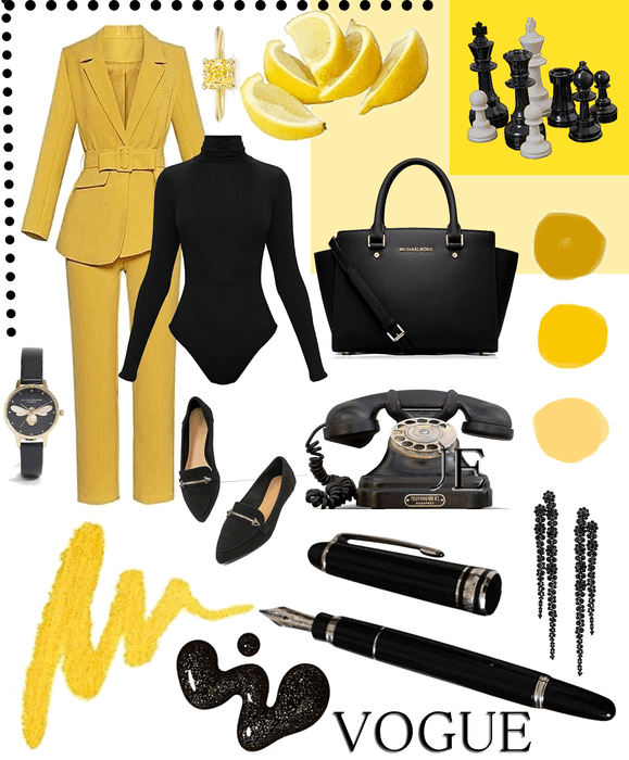 Officewear - Yellow and Black