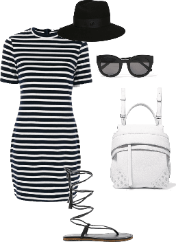 Cute AF Casual T-shirt Dress Outfit
