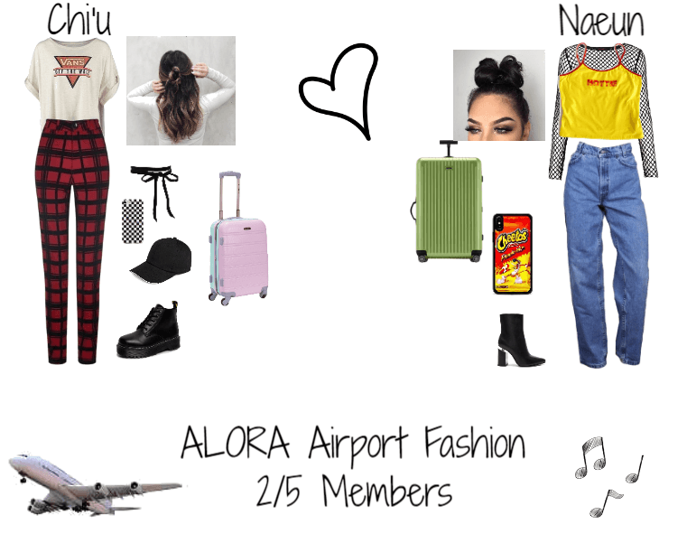 Airport Fashion || Fake K-Pop Girl Group ALORA