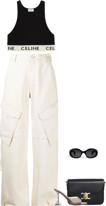 Let's style this Céline crop top Outfit
