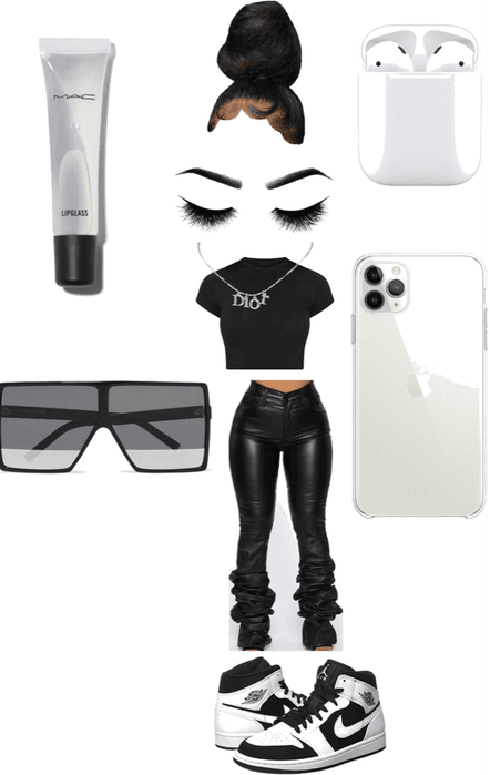Beauty Black and White Fit