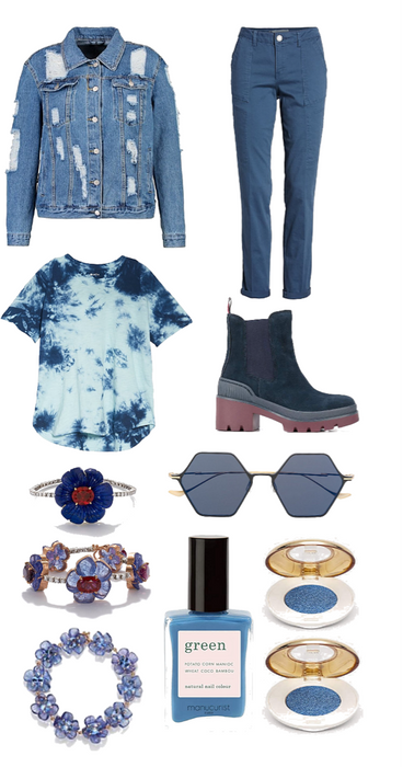 Teen's Blue Back to School Outfit