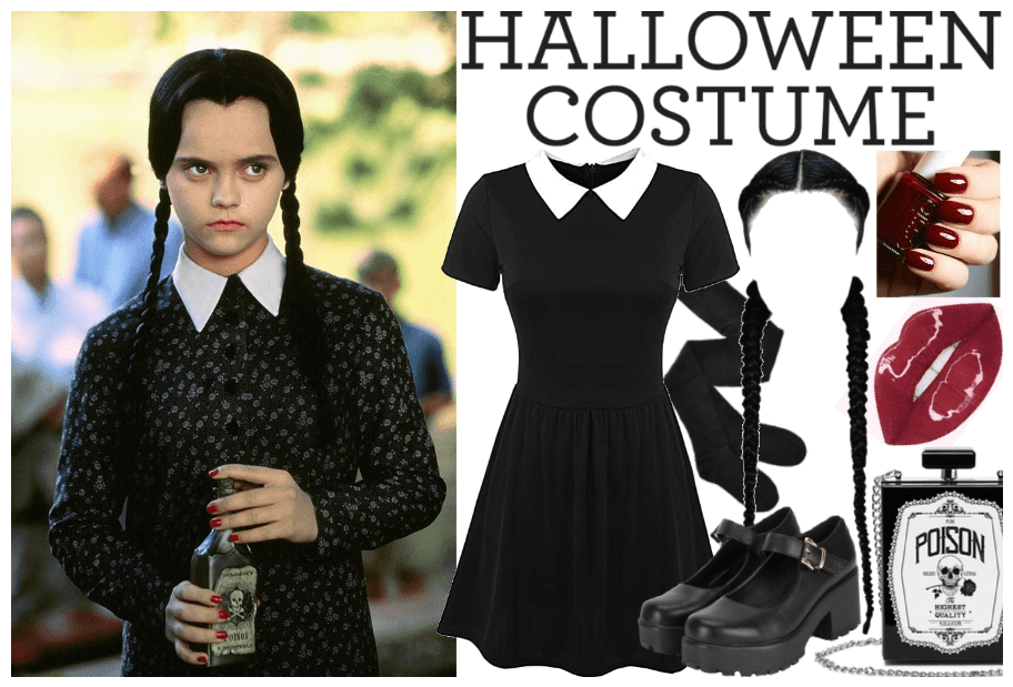 halloween costume ideas - Wednesday Addams