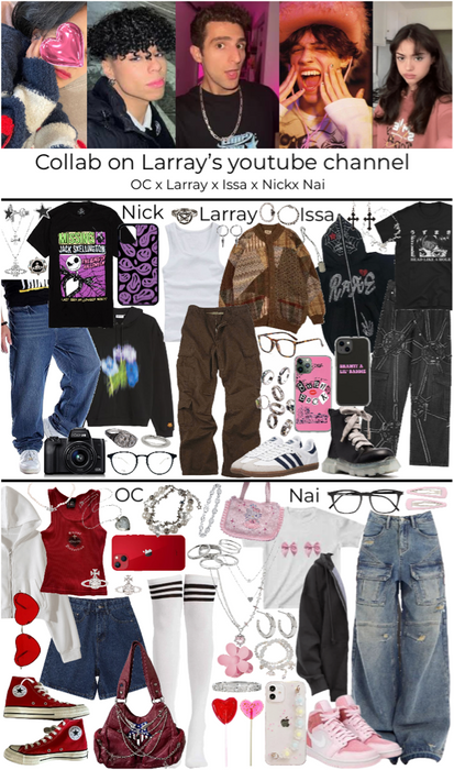 YouTuber collab outfits