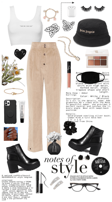 Beige and black chic