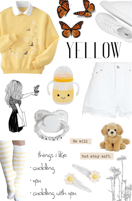 Yellow Little Space Outfit