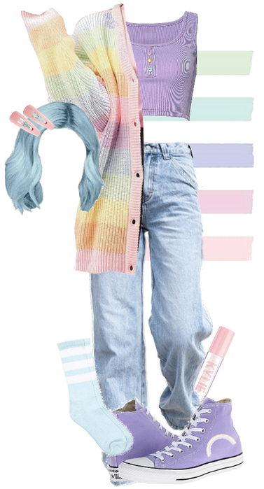 pastel outfit!!