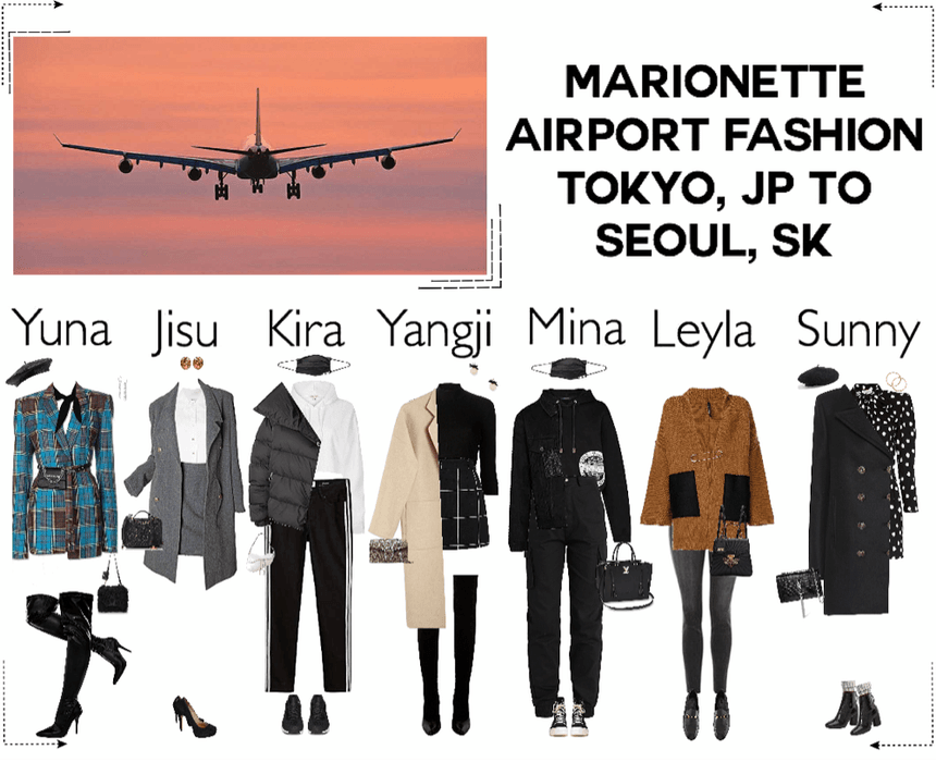 MARIONETTE (마리오네트) Airport Fashion | Tokyo, Japan to Seoul, South Korea
