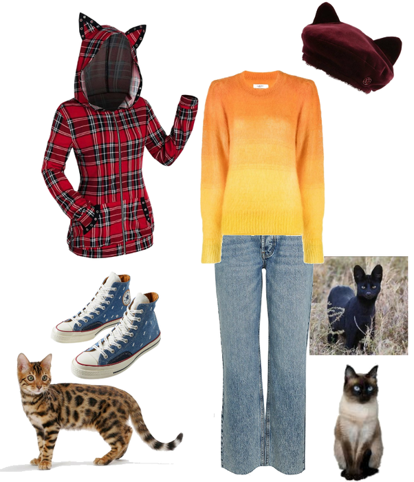 Catalina's outfits: Cat