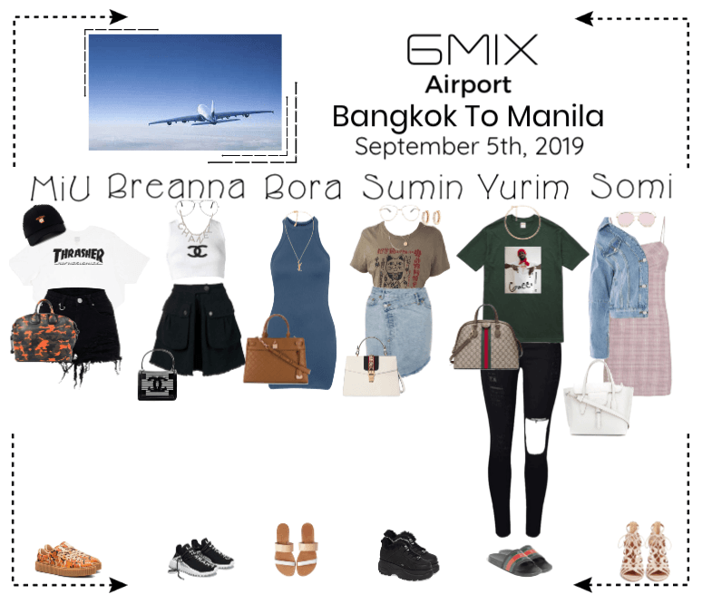 《6mix》Airport | Bangkok To Manila