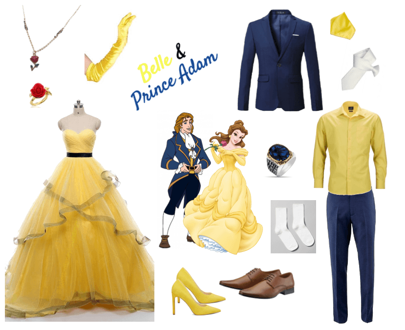 Belle & Prince Adam - Prom night - Disneybounding