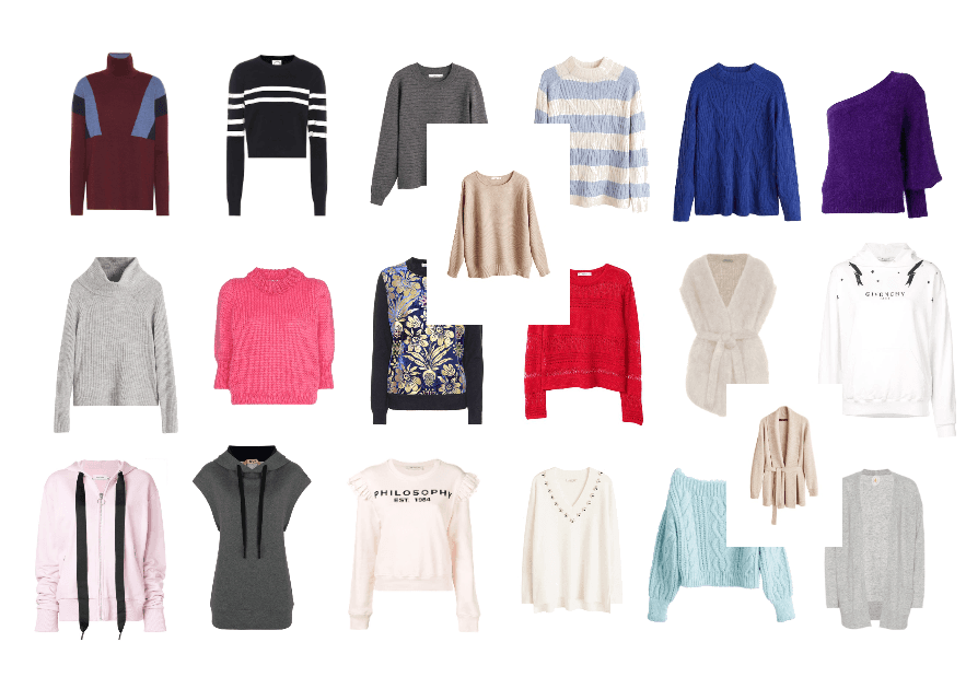 Sweaters, Cardigans, Pear/Triangle body shape
