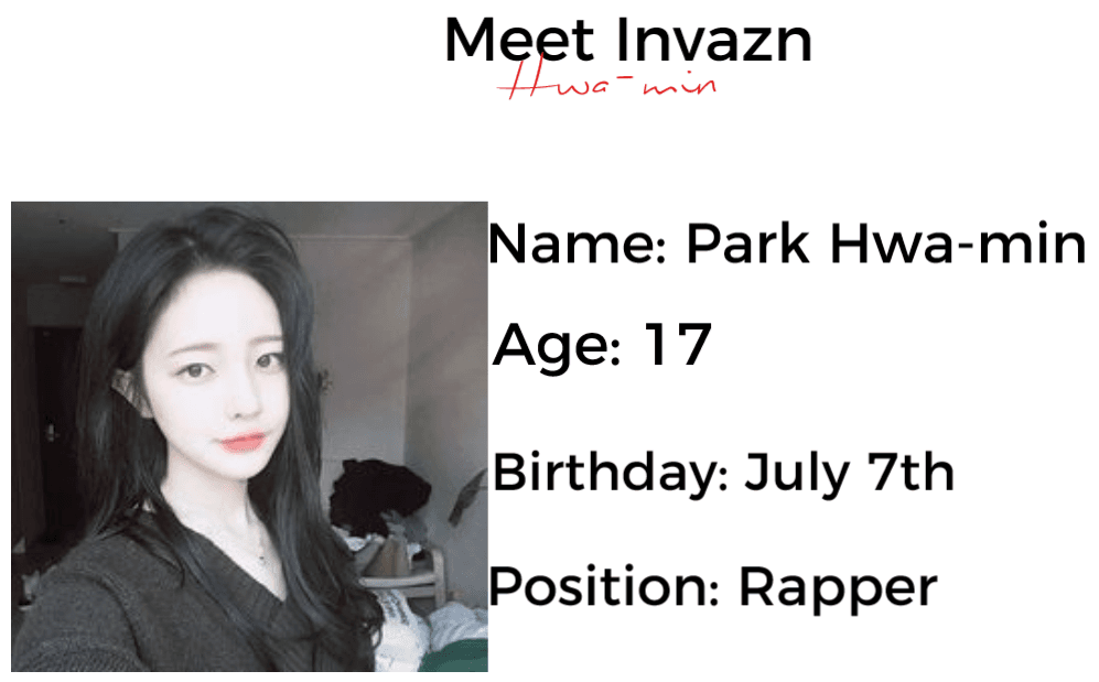 Meet INVAZN Hwa-min