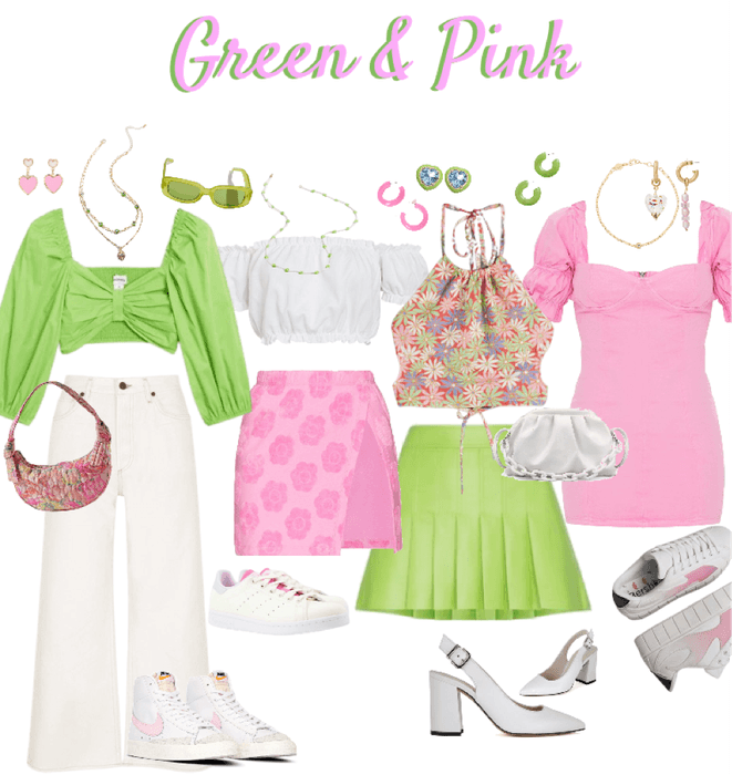 Green & Pink Lookbook