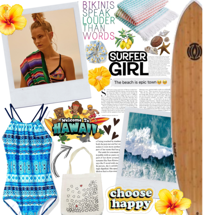 Welcome To Hawaii: Surfer Girl Style.