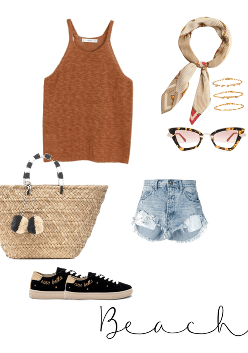 Simple beach outfit
