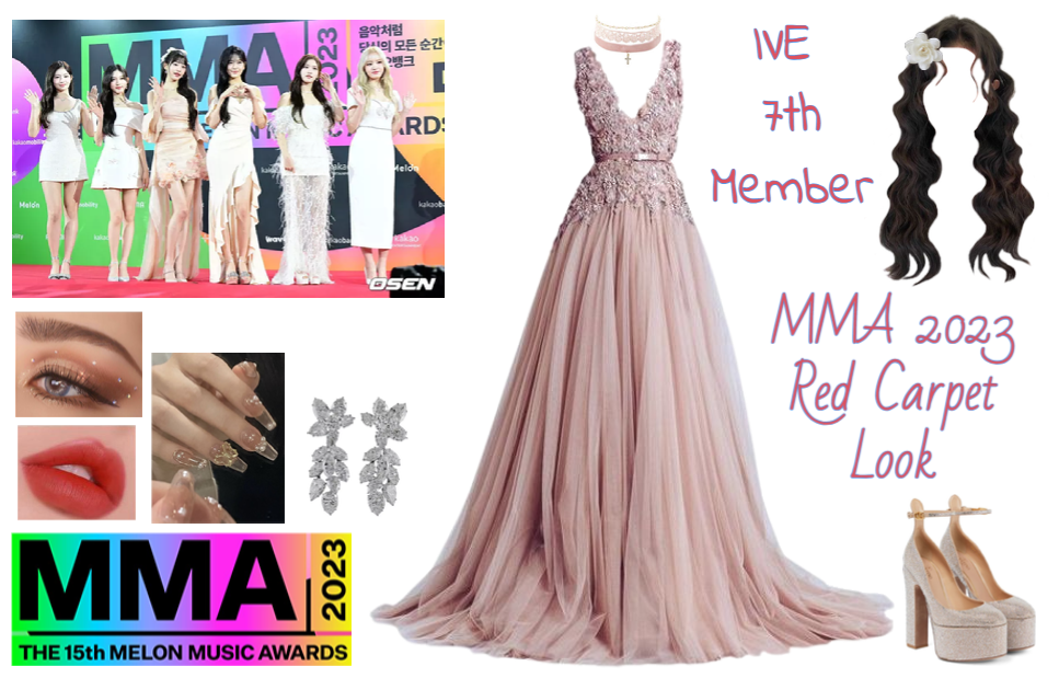 IVE 7th Member - MMA 2023 Red Carpet Outfit