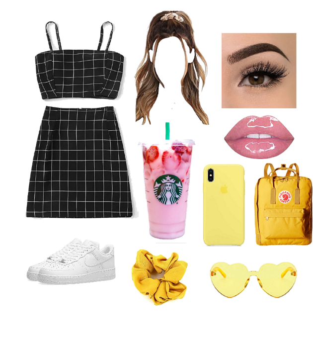 Scorpio Casual but Cute Black and Yellow