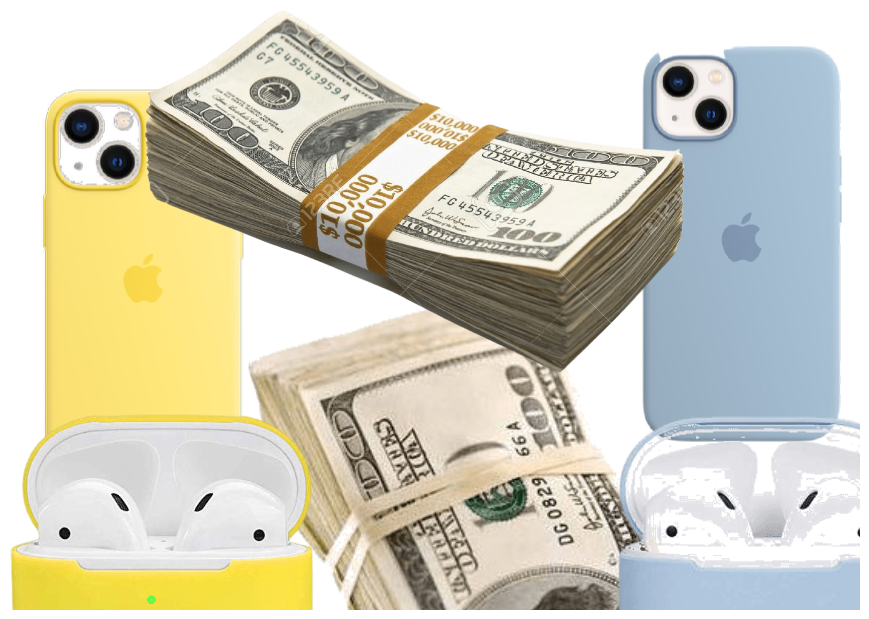 iphone airpods money