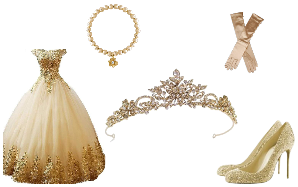 Golden Prom Gown