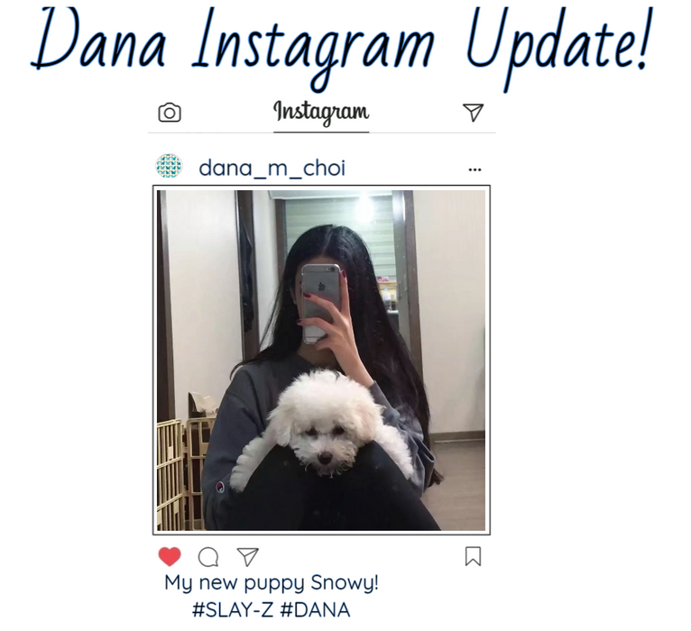 Dana fifth Instagram Update