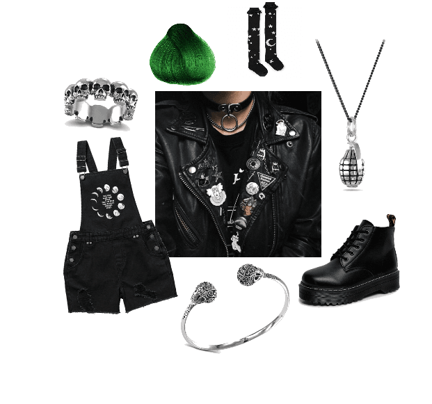 Punk Style Manic Pixie Dream Girl Outfit