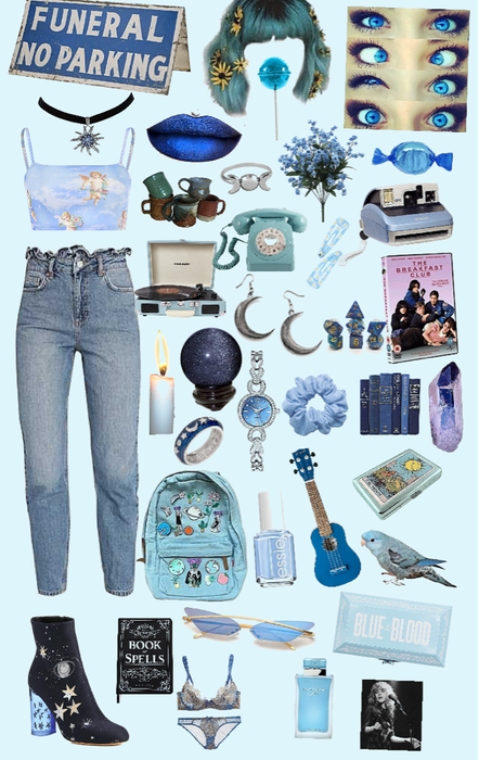 blue as a teen