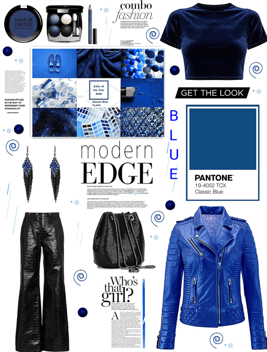Pantone color of the year.  blue