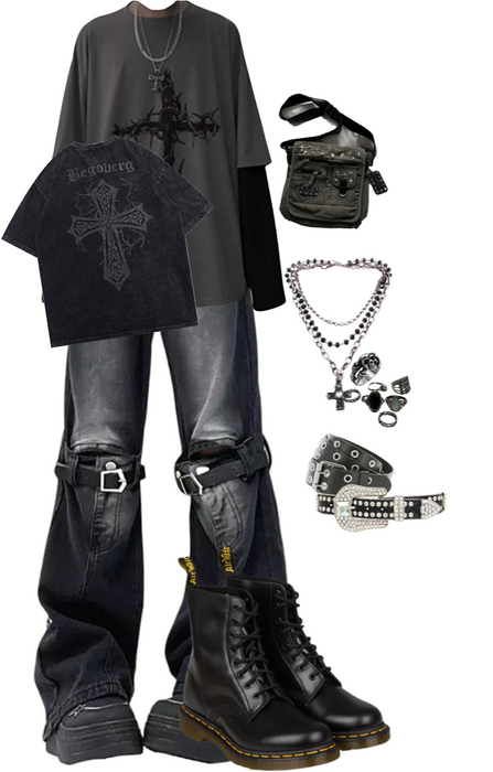 grunge outfit inspo
