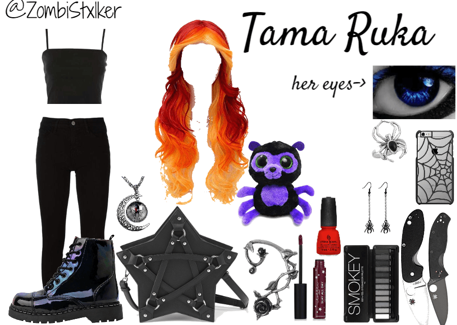 Shadow Hunter Oc: Tama Ruka's casual look (human form)