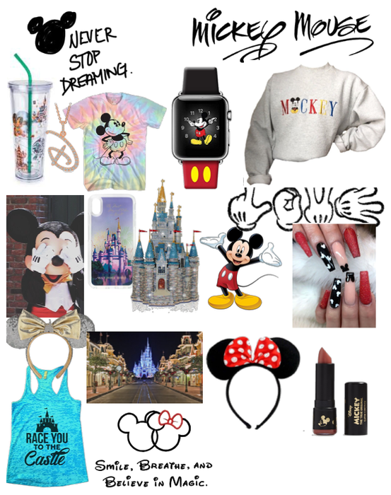Disney world and Mickey Mouse