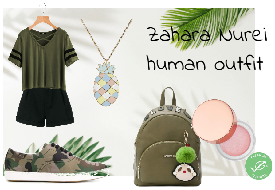 Zahara Nurei's casual outfit