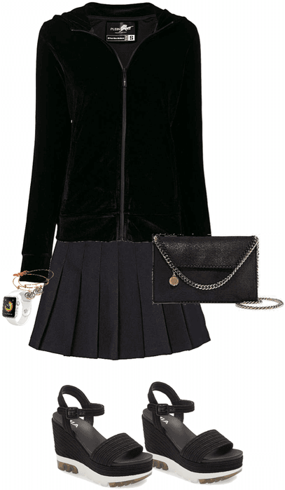 All Black Mini Skirt
