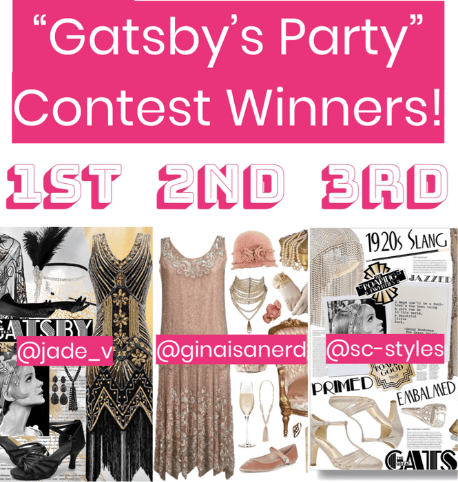 “GATSBY’S PARTY” CONTEST WINNERS!!! ✨✨✨