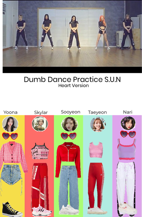 Dumb Dance Practice Heart Version
