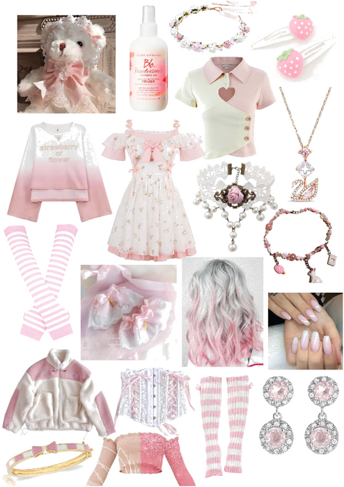 White and Pink
