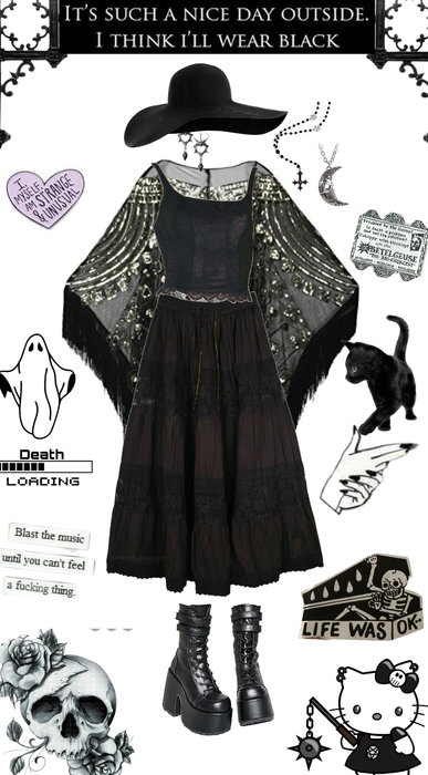 Summer Gothic outfit