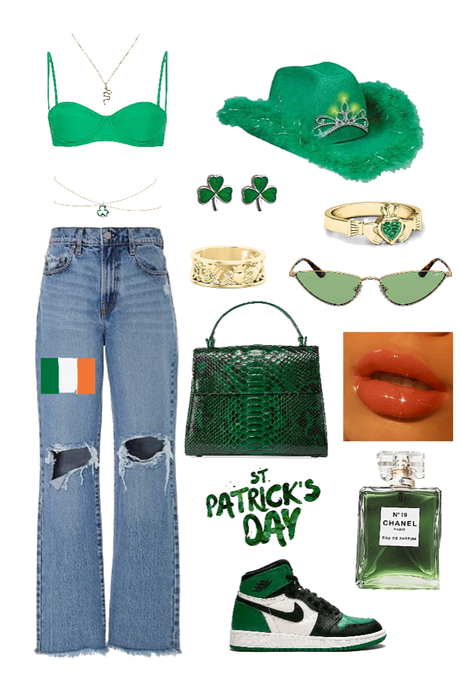 Gaudy Over The Top St Paddy’s Day Look