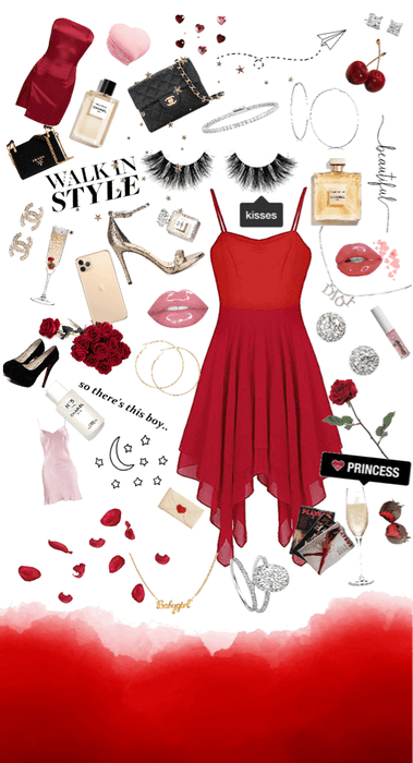 Valentine’s Day outfit ideas board