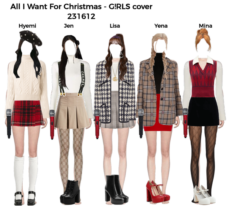 G!RLS [All I Want For Christmas] cover 20231612