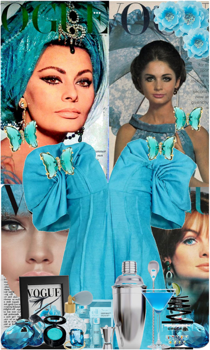 Blue Beauty Vogue Cover